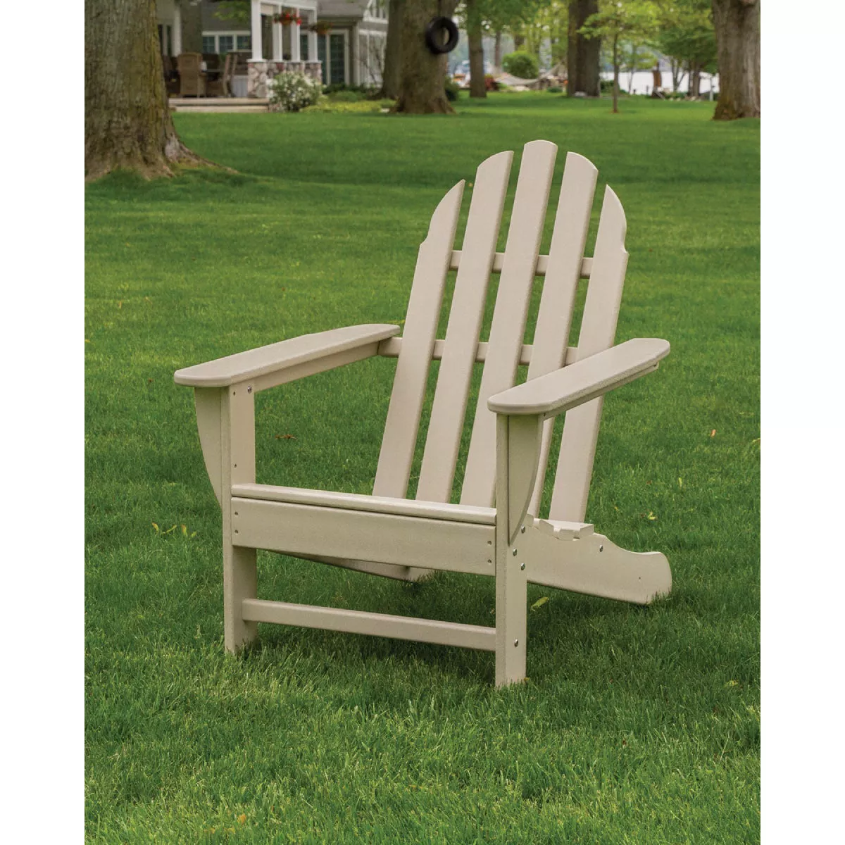 POLYWOOD Classic Adirondack Chair, White - photo 2