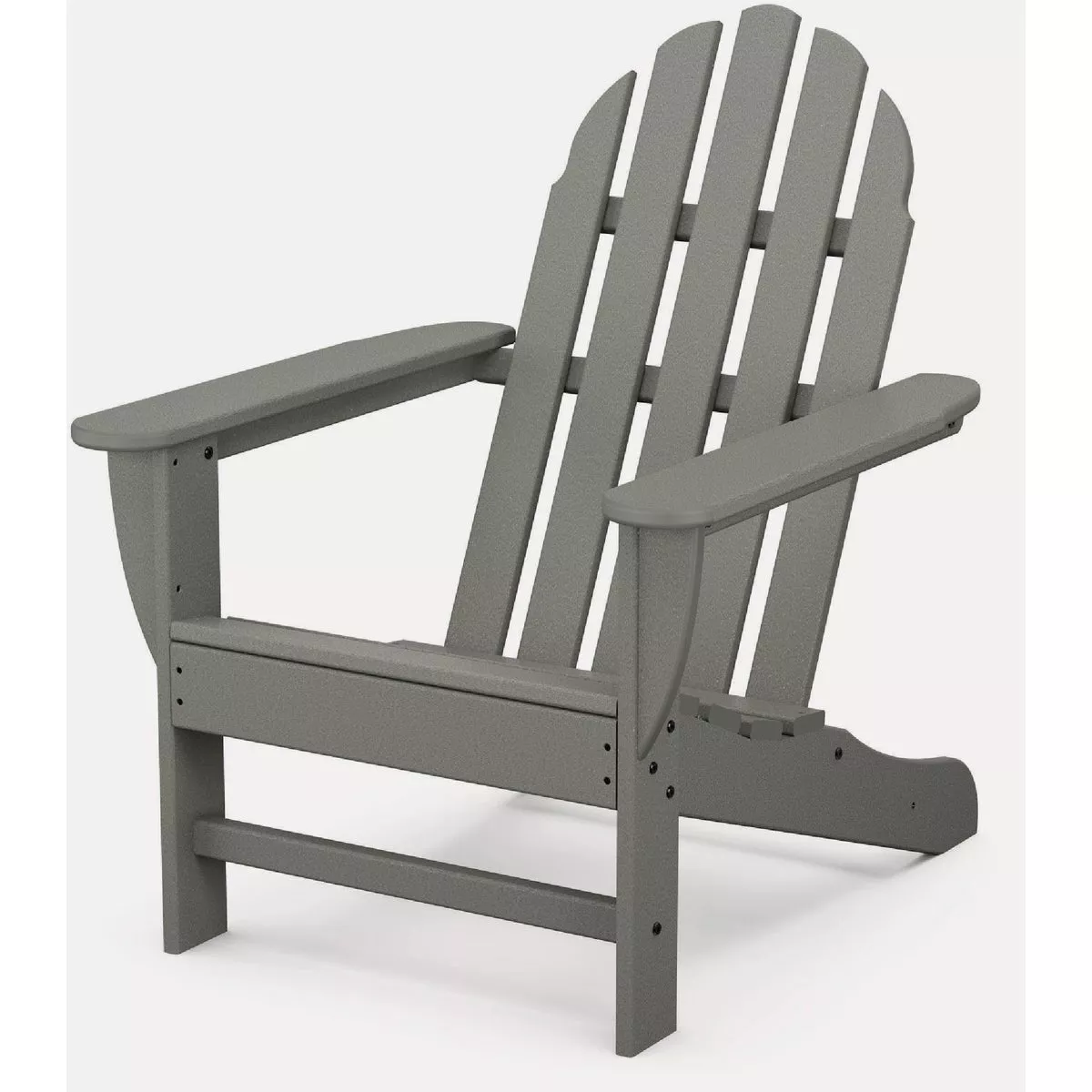 POLYWOOD Classic Adirondack Chair, Slate Grey