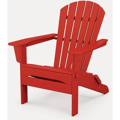 Adams usa brown stackable deals plastic stationary adirondack chair