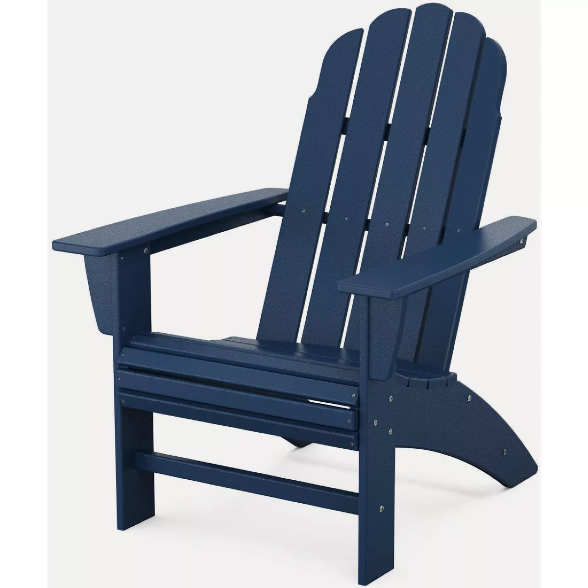 POLYWOOD Vineyard Curveback Adirondack Chair, Navy