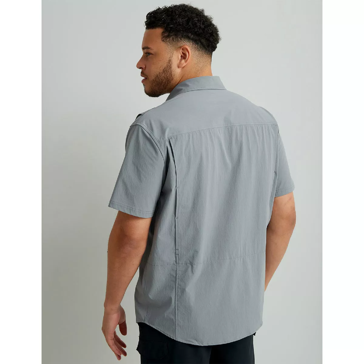 Huk Men's XXL Night Owl Creekbed Short Sleeve Button-Down