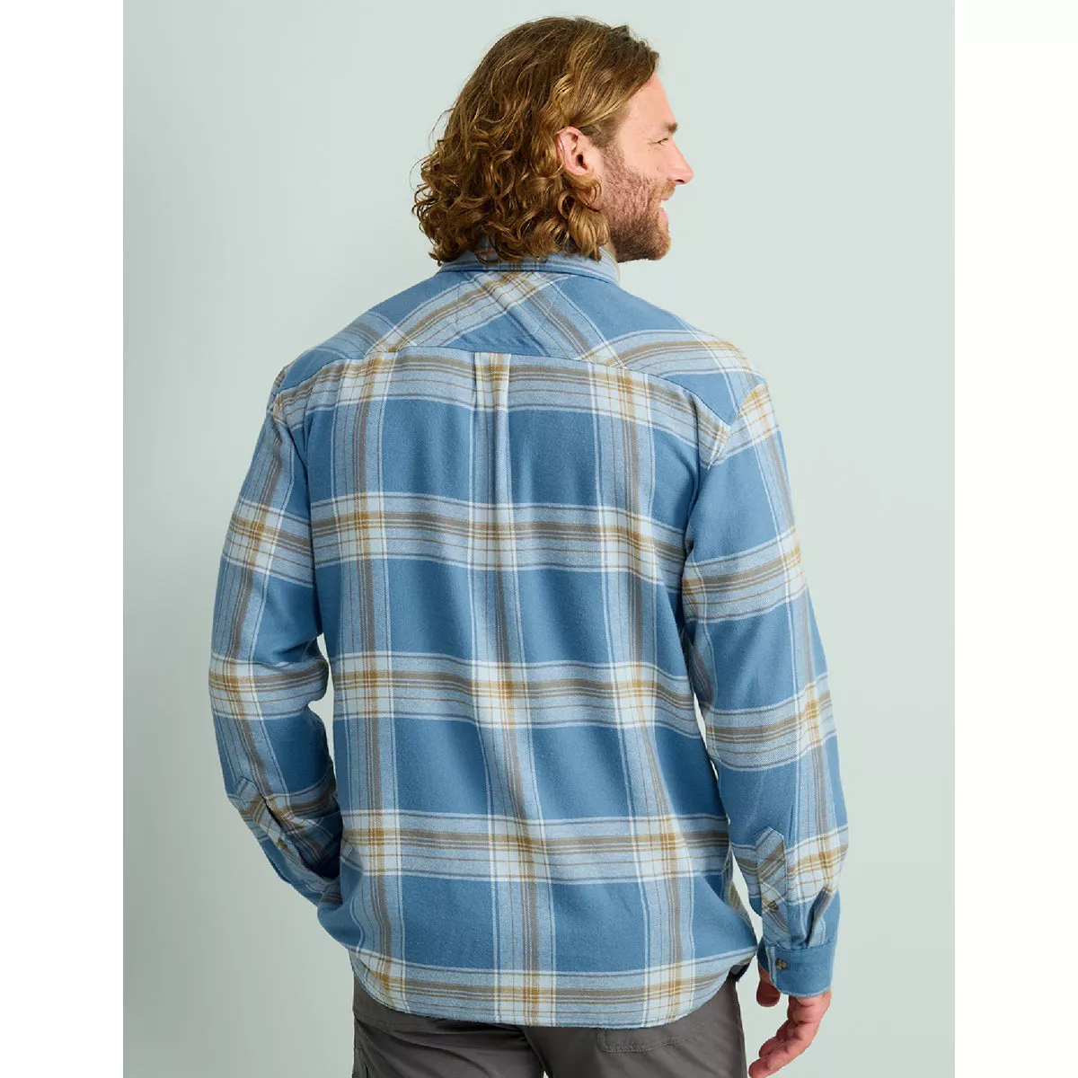 Huk Men's L Quiet Harbor Hawser Plaid Flannel