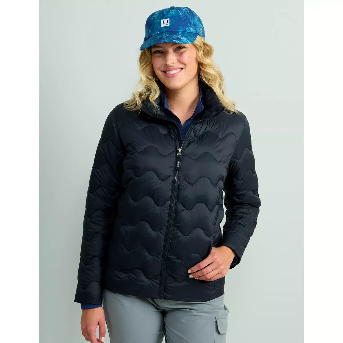Huk Women's S Black Wave Jacket