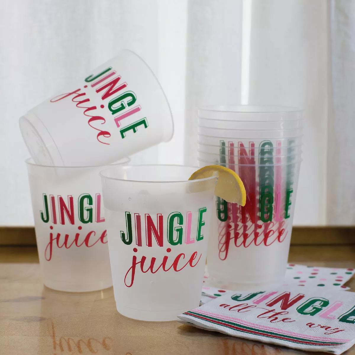 The Royal Standard 16 Oz. Jingle Juice Party Cups (10-Pack)