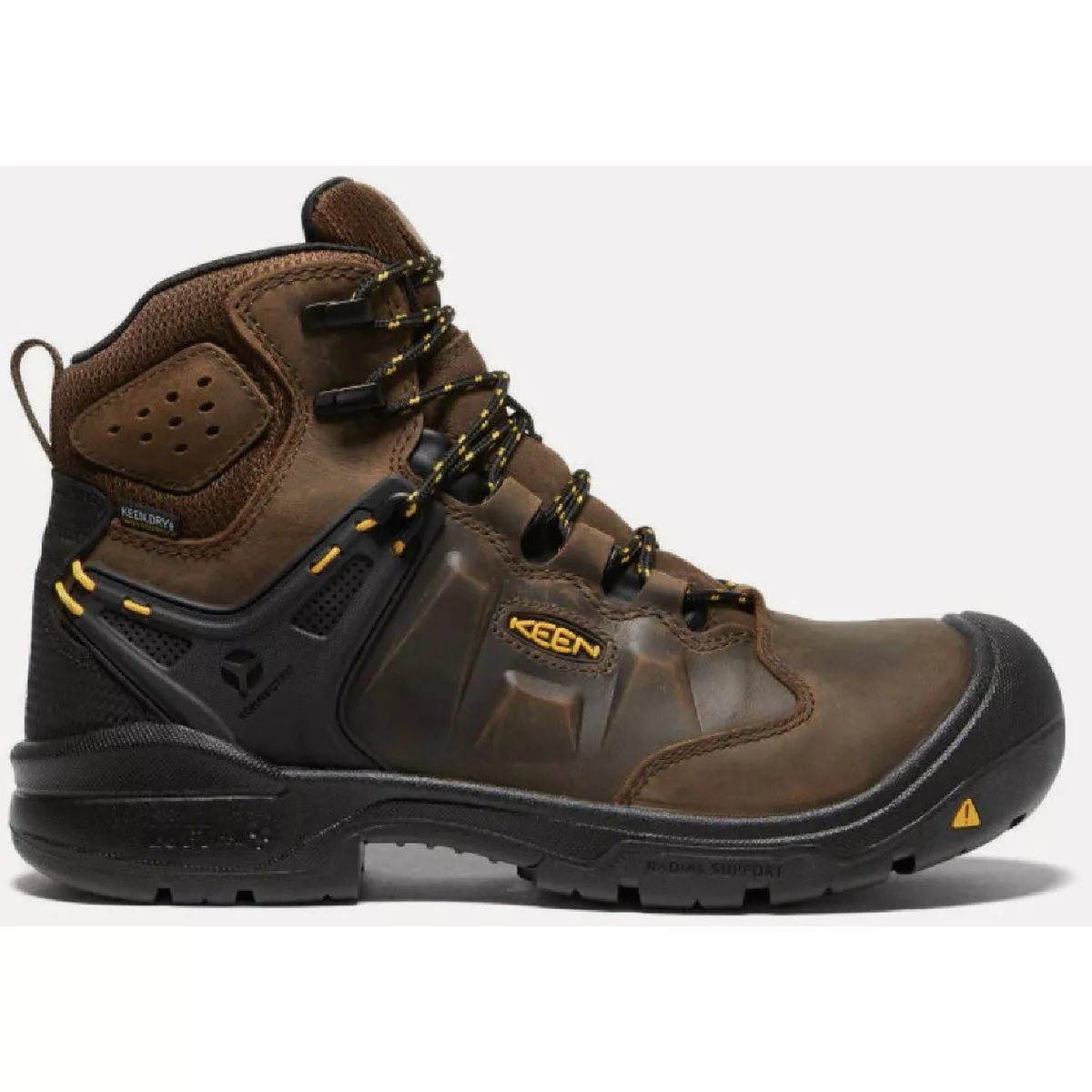 Keen Dover Men's 11.5D Brown Waterproof Carbon Toe Work Boot