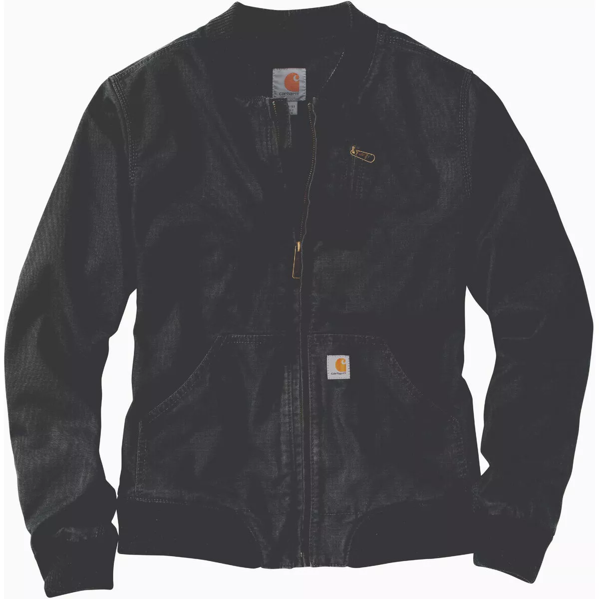 Carhartt Rugged Flex Women's Medium Regular Black Rugged Flex Canvas Jacket, Relaxed Fit