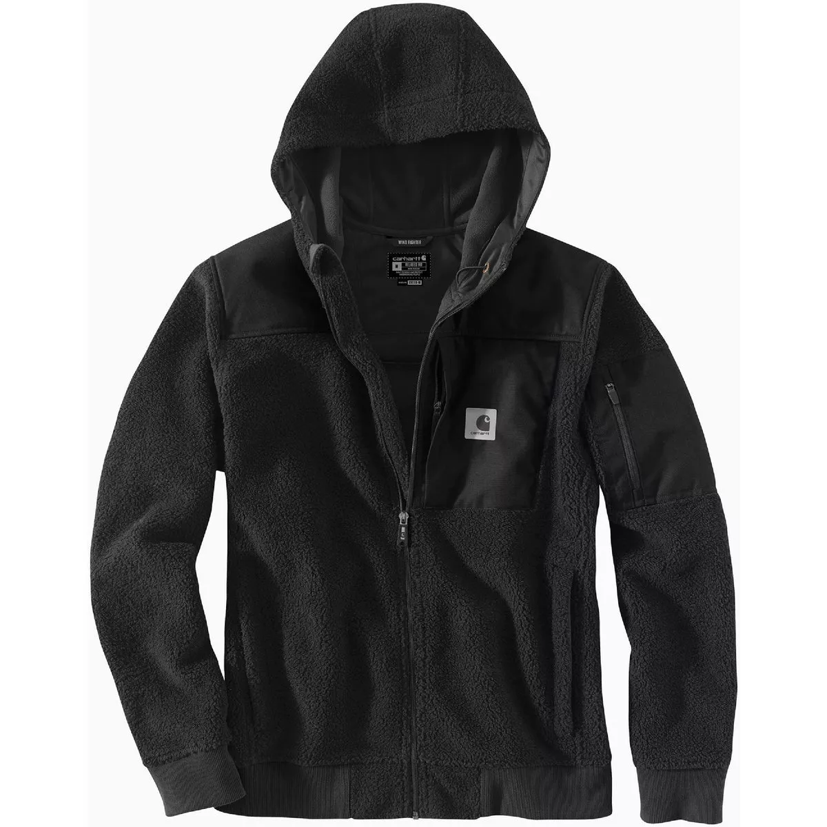 Carhartt Yukon Extremes Men's 3XL Regular Black Wind Fighter Fleece Active Jacket