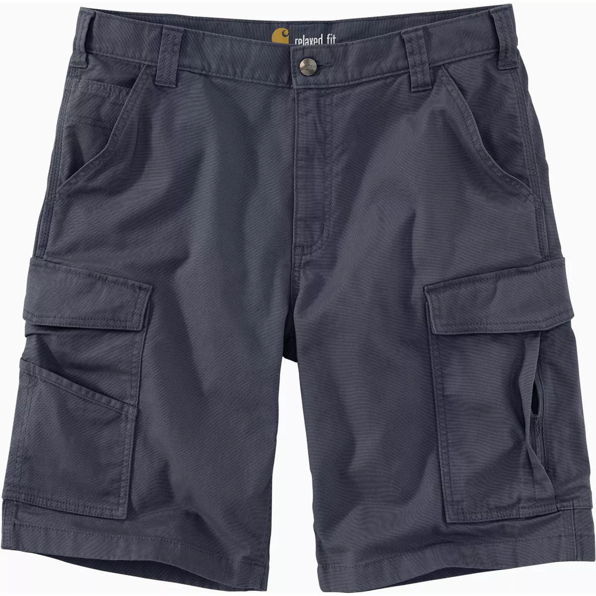 Carhartt Rugged Flex Men's 33 Bluestone Canvas Cargo Work Shorts, Relaxed Fit