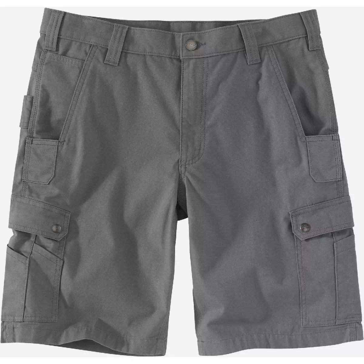 Carhartt Rugged Flex Men's 40 Steel Ripstop Cargo Work Shorts, Relaxed Fit