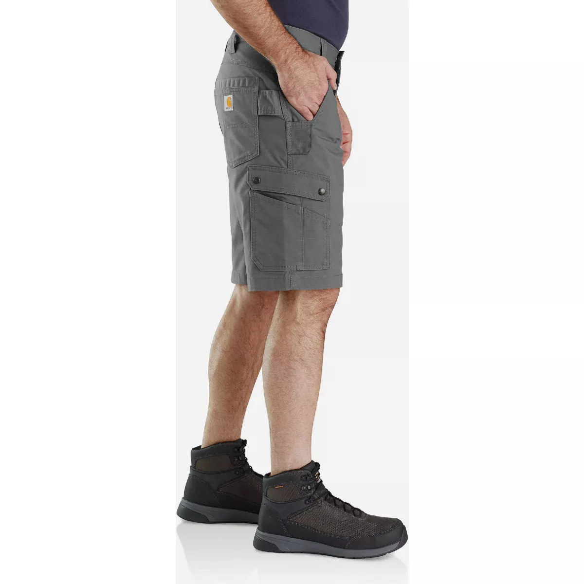 Carhartt Rugged Flex Men's 40 Steel Ripstop Cargo Work Shorts, Relaxed Fit - photo 5