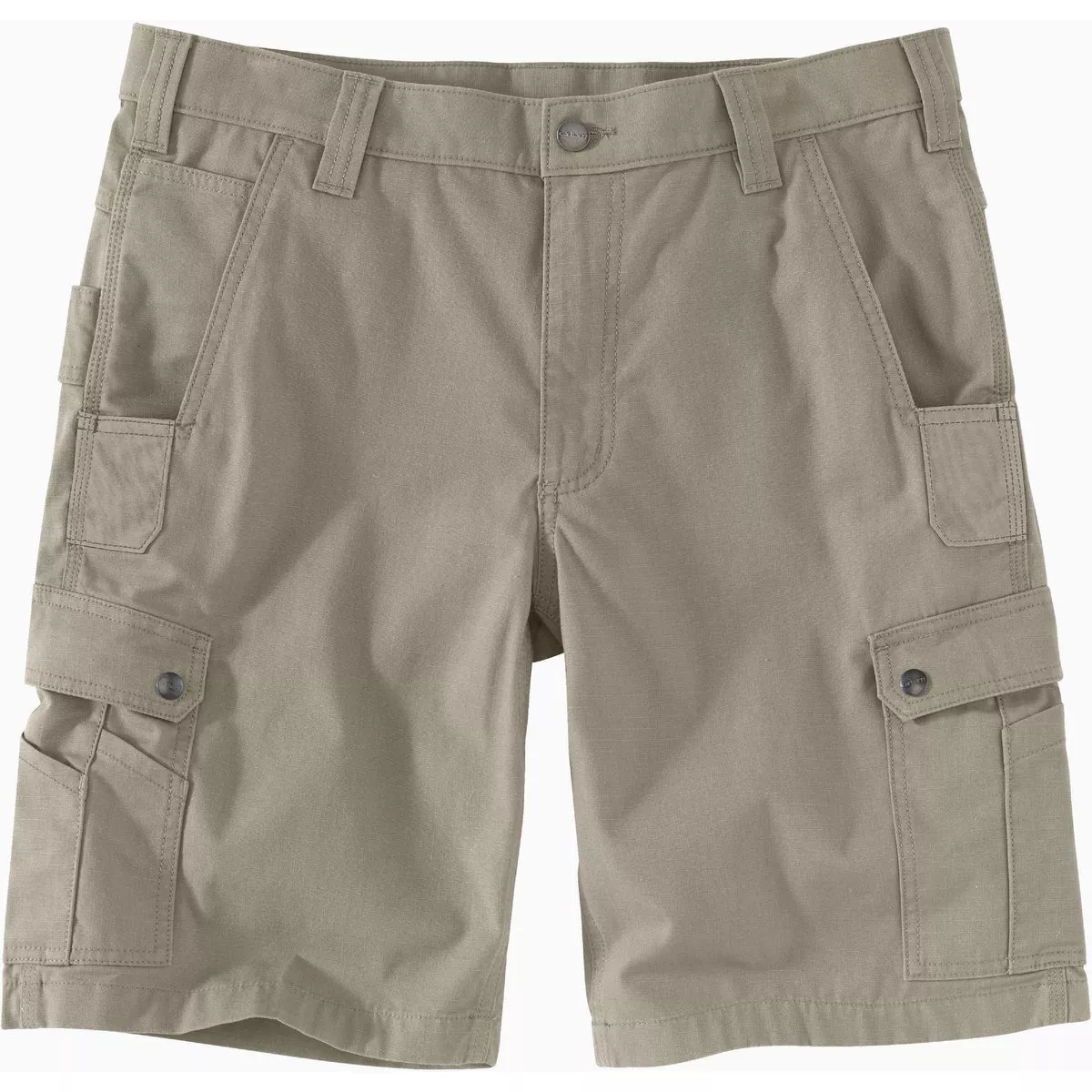 Carhartt Rugged Flex Men's 34 Greige Ripstop Cargo Work Shorts, Relaxed Fit