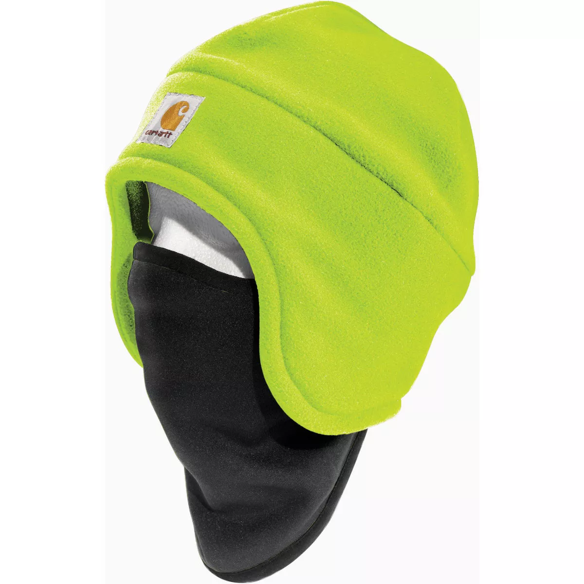 Carhartt Men's Brite Lime Fleece 2-In-1 Headwear