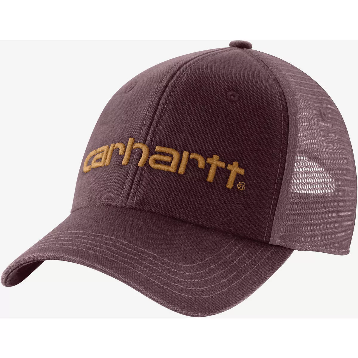 Carhartt Men's Port Adjustable Canvas Mesh-Back Logo Graphic Cap