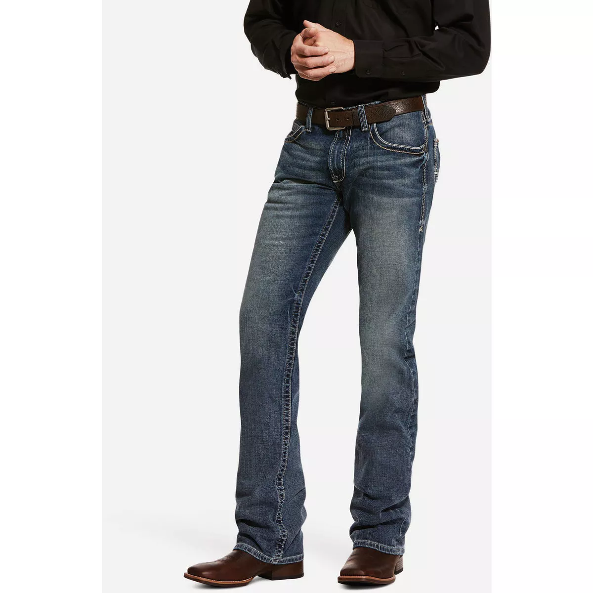 Ariat Men's 31x32 Lennox M5 Slim Stretch Adkins Stackable Straight Leg Jean