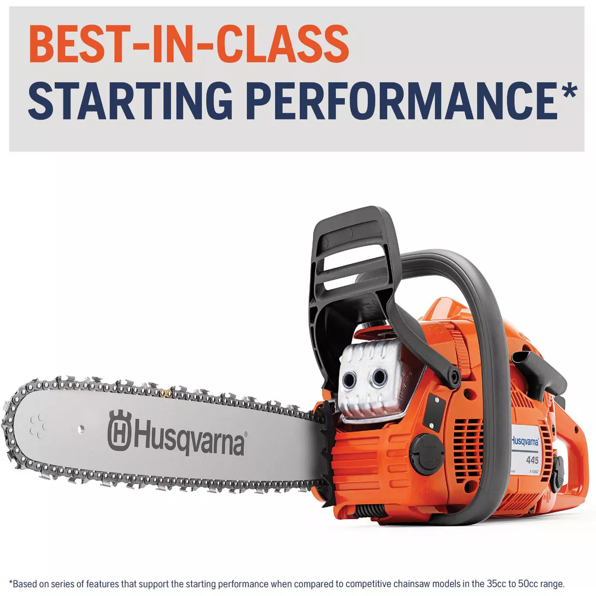 Husqvarna 18 In. 50.2cc 2-Cycle Gas Chainsaw | True Value Hardware