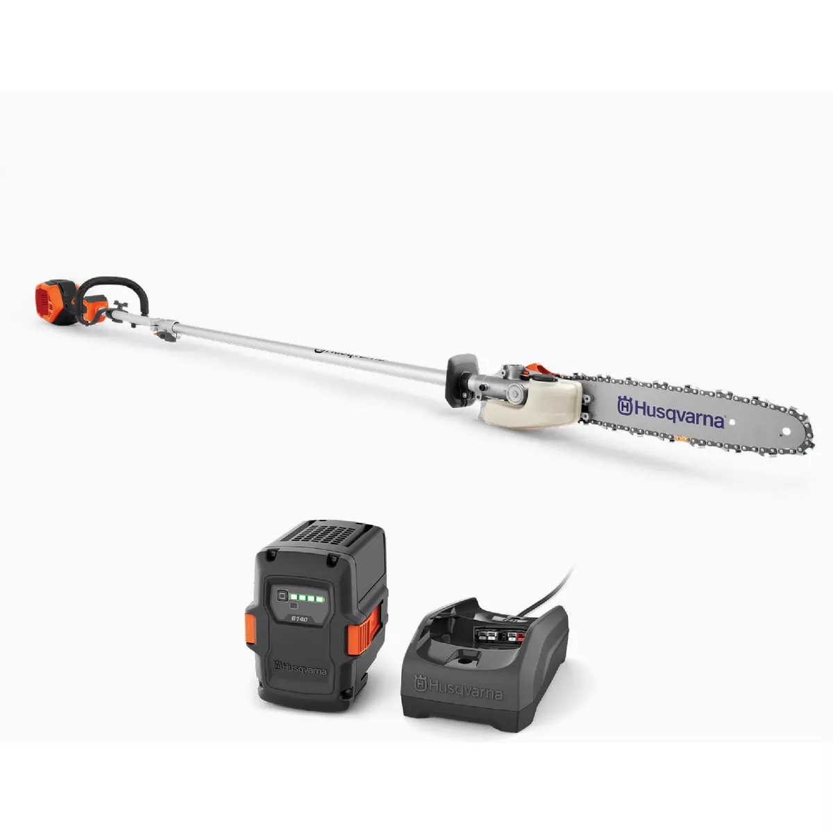 Husqvarna 330iKP 18 In. Combi-Switch & Polesaw Attachment with 4.0 Ah Battery & Charger