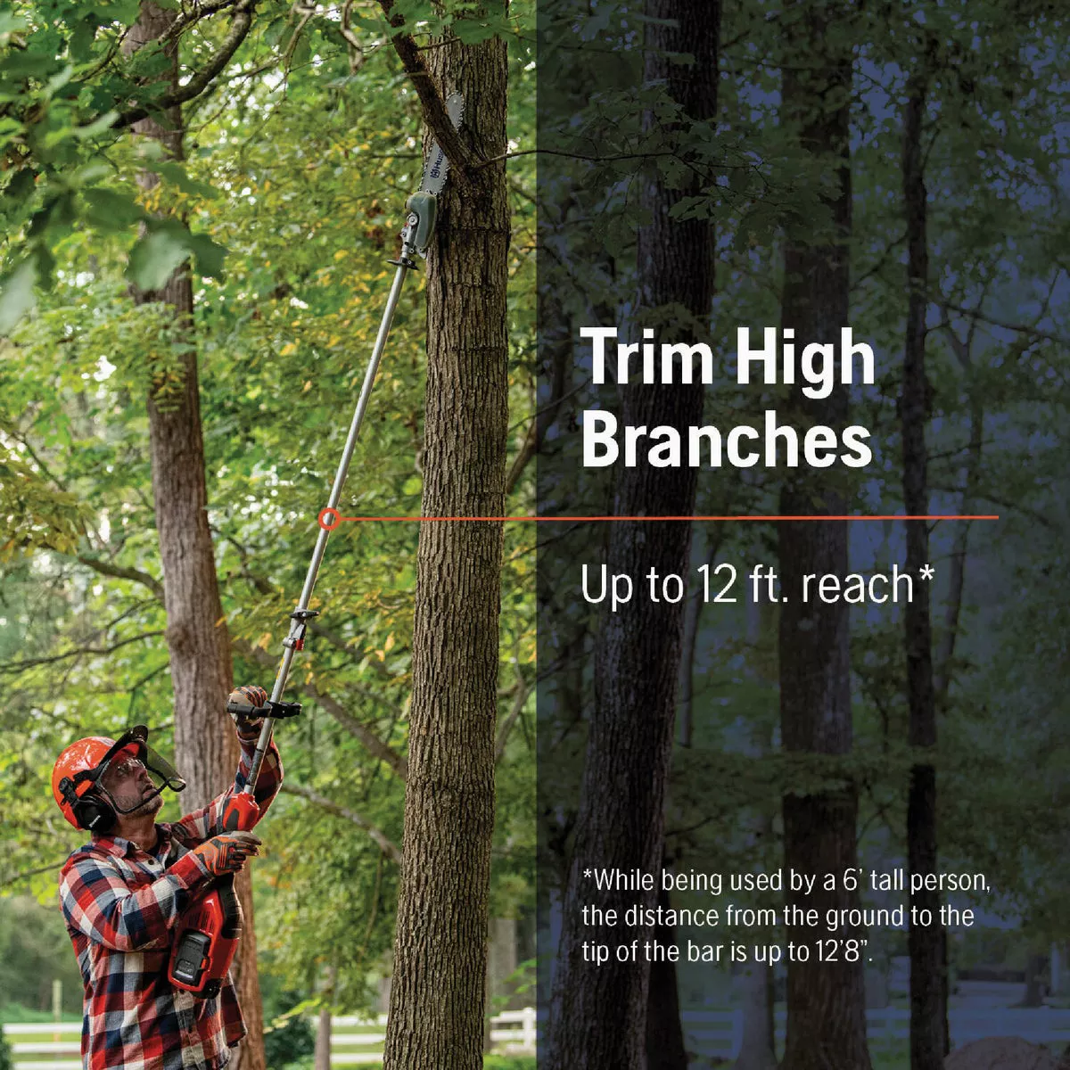 Husqvarna 330iKP 18 In. Combi-Switch & Polesaw Attachment with 4.0 Ah Battery & Charger - photo 6