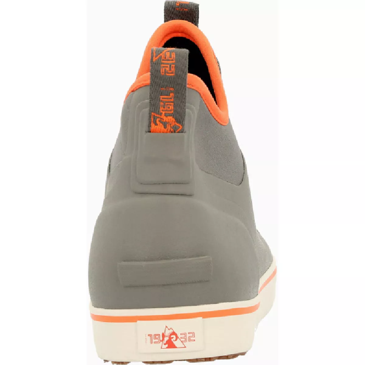 Rocky Dry-Strike Men's Size 9 Medium Gray & Orange Rubber Deck Boot - photo 4