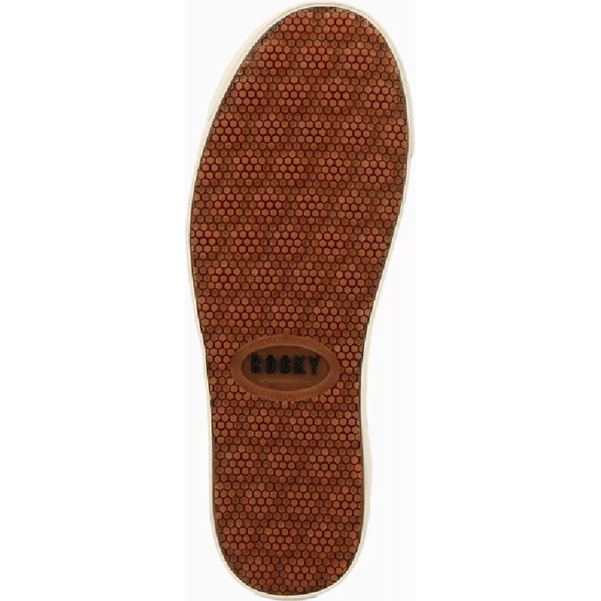 Rocky Dry-Strike Men's Size 9 Medium Gray & Orange Rubber Deck Boot
