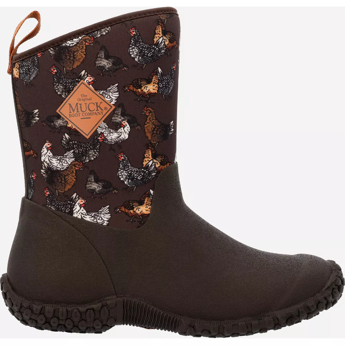 MUCK Muckster II Women's Dark Brown/Chicken Print Mid Boot, Size 8 - photo 6
