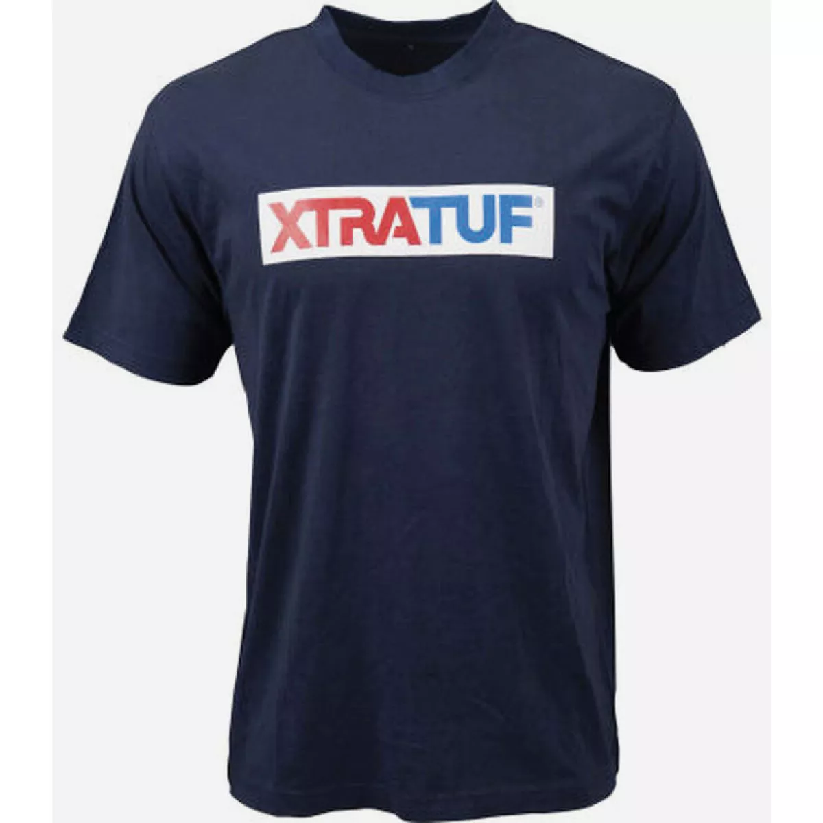 XTRATUF Medium Navy Short Sleeve Men's Logo T-Shirt-
