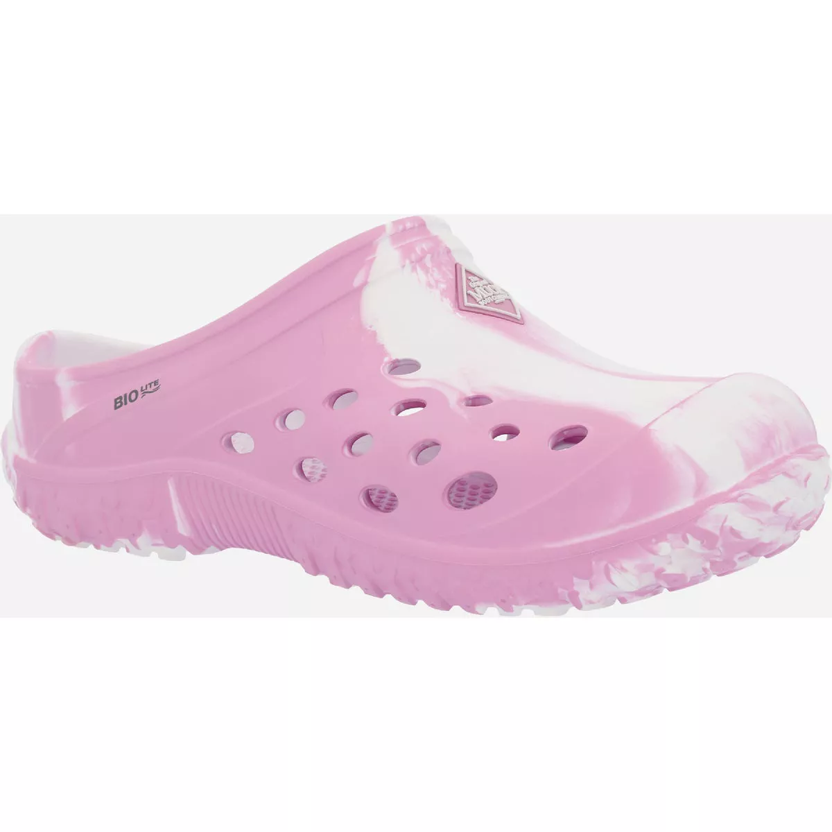 The Muck Boot Company Muckster Lite Big Kids' Pink/White Swirl EVA Clog, Size 5