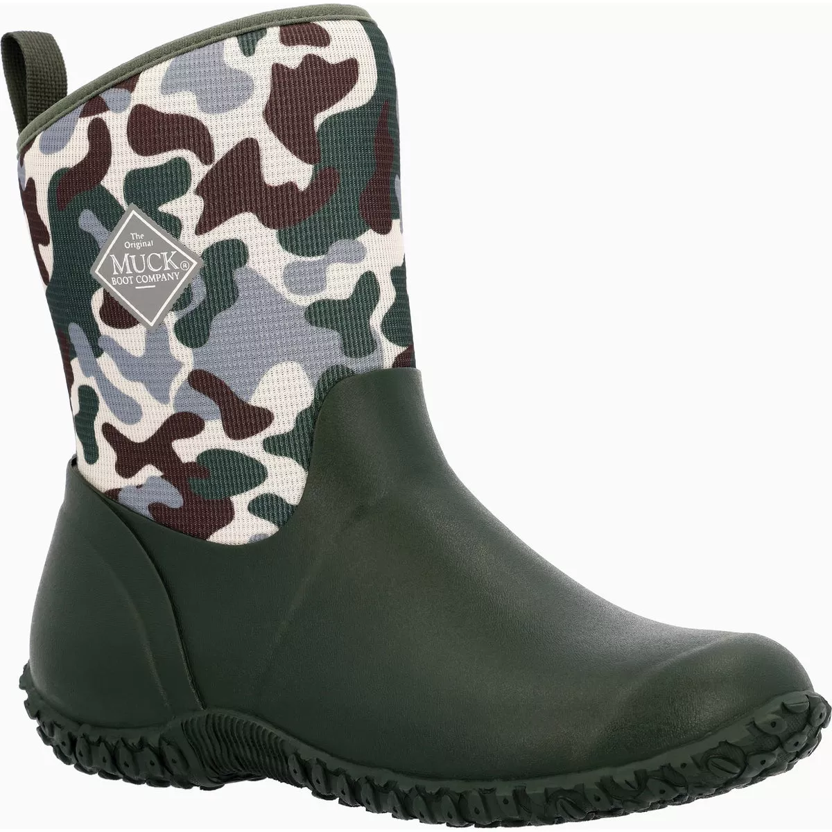 MUCK Muckster II Women's Duck Camo/Moss/Frost Gray Mid Boot, Size 11