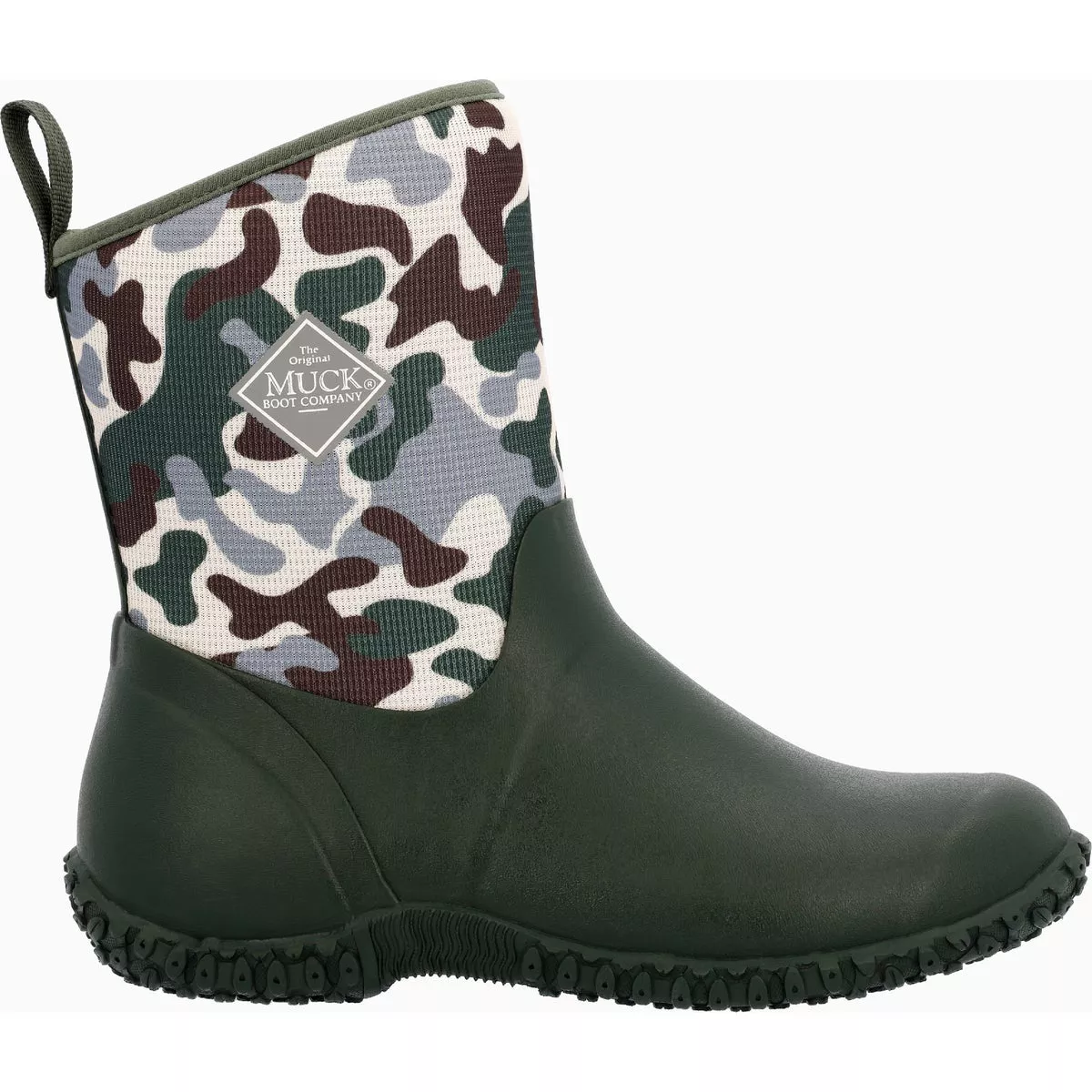 MUCK Muckster II Women's Duck Camo/Moss/Frost Gray Mid Boot, Size 11 - photo 2