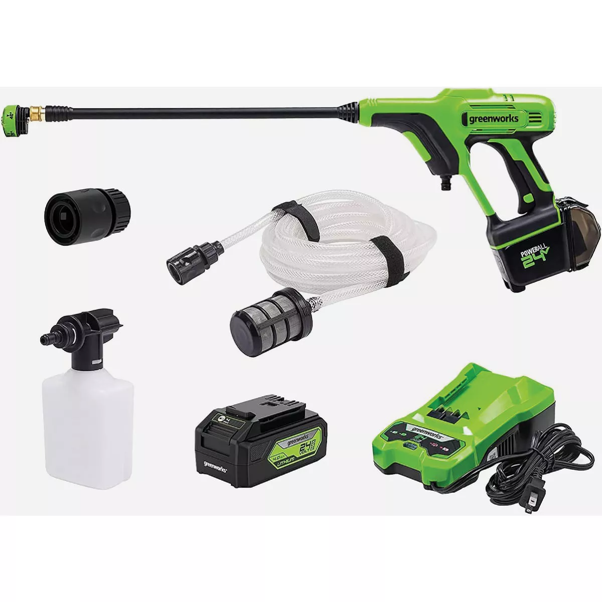 Greenworks 24V 4.0Ah 600 PSI Power Cleaner with Battery & Charger
