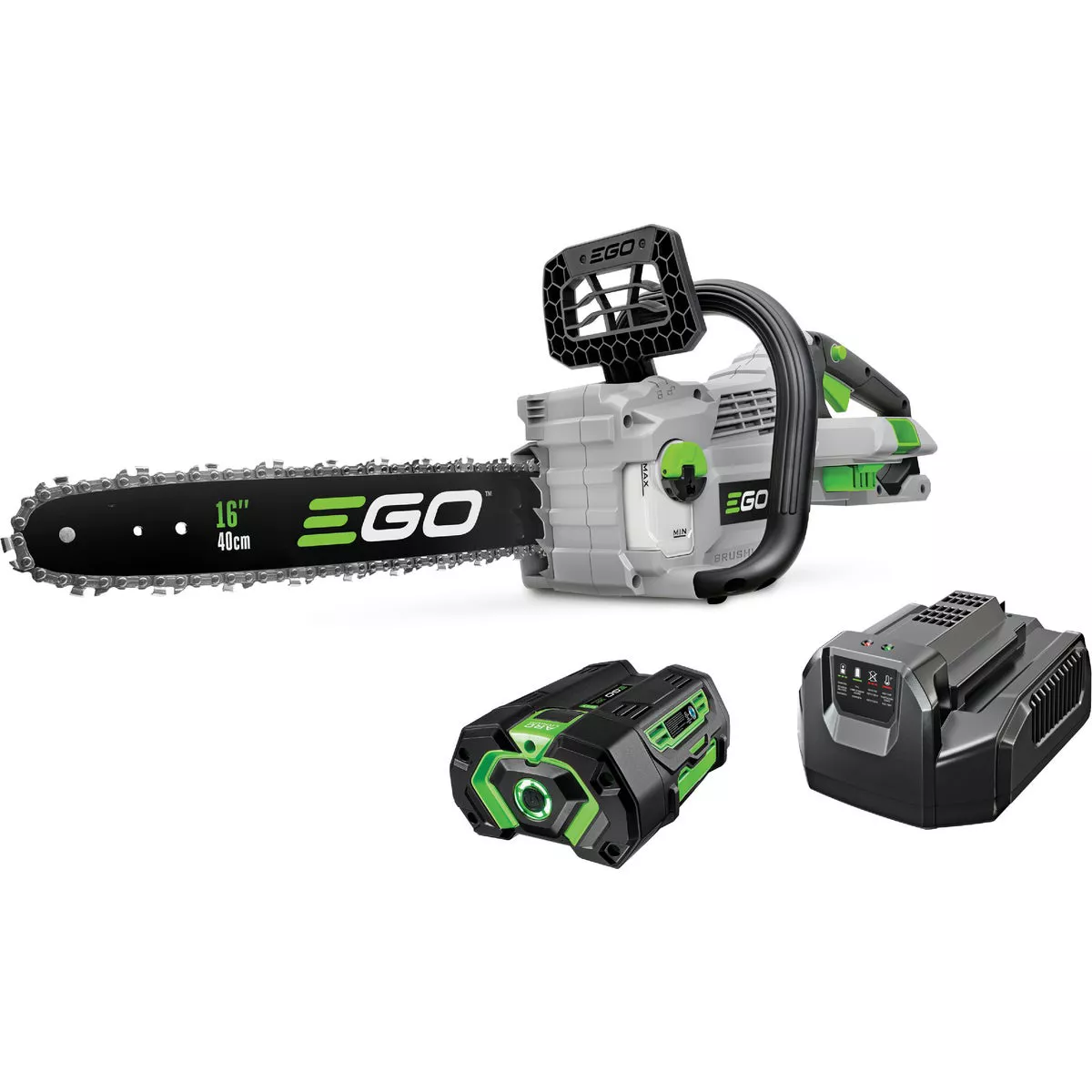 EGO POWER+ 16 In. Chainsaw Kit with 4.0 Ah Battery & Charger
