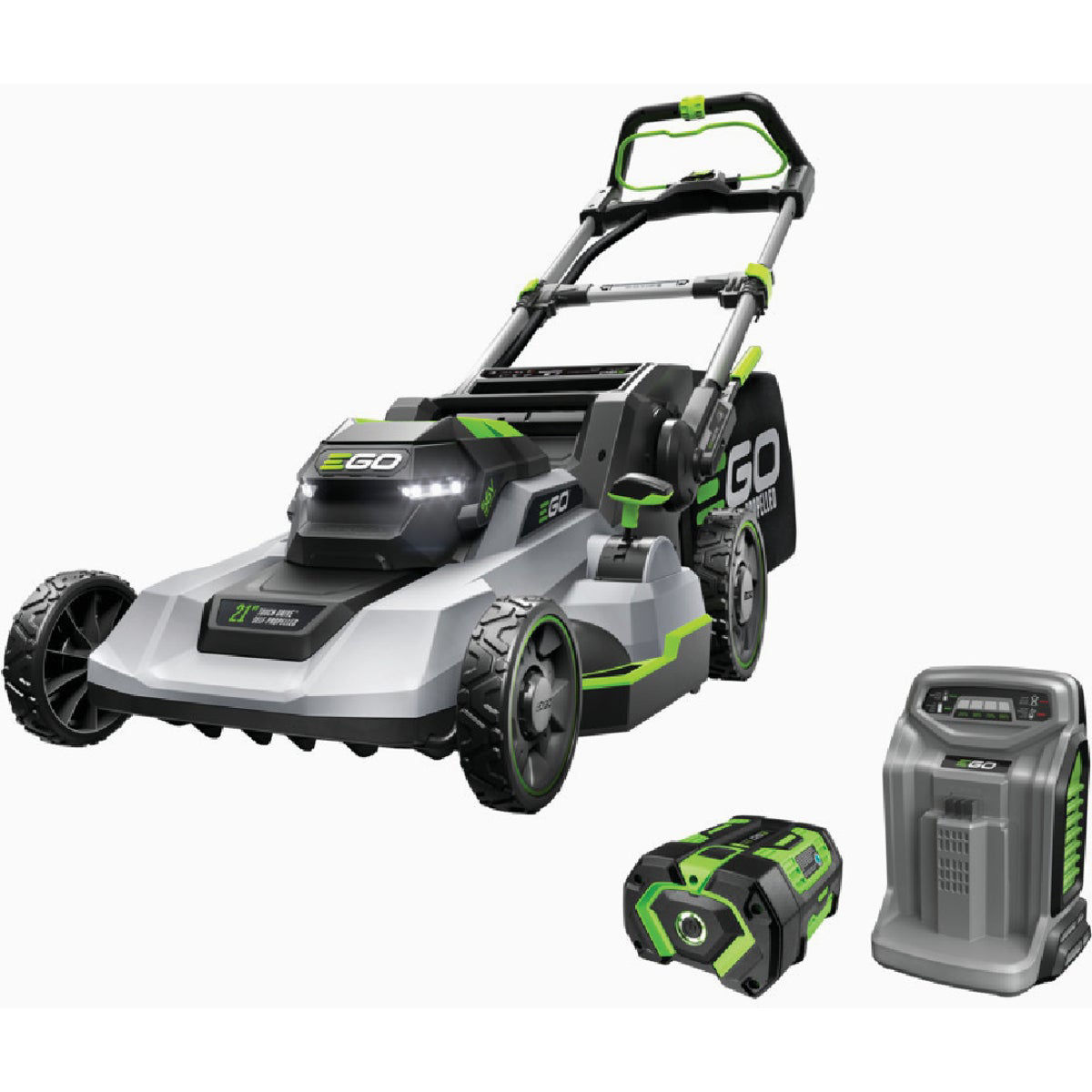 EGO POWER+ 21 In. Brushless Self-Propelled Cordless Lawn Mower Kit with