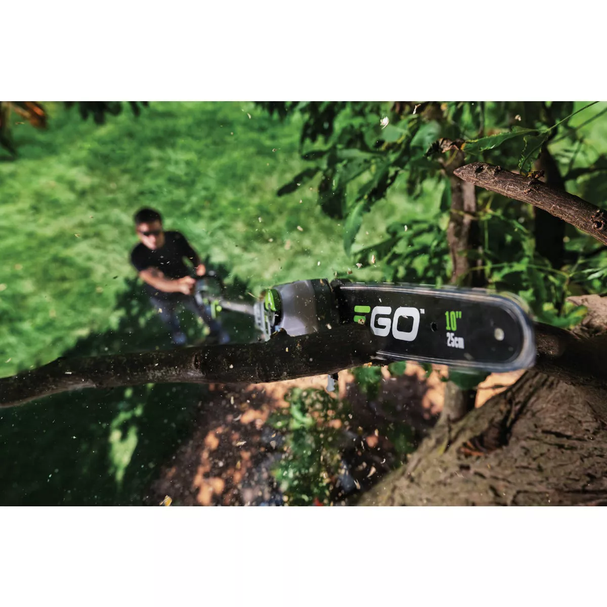 EGO POWER+ 10 In. Brushless Telescopic Cordless Pole Saw Kit with 2.5 Ah Battery & Charger - photo 4
