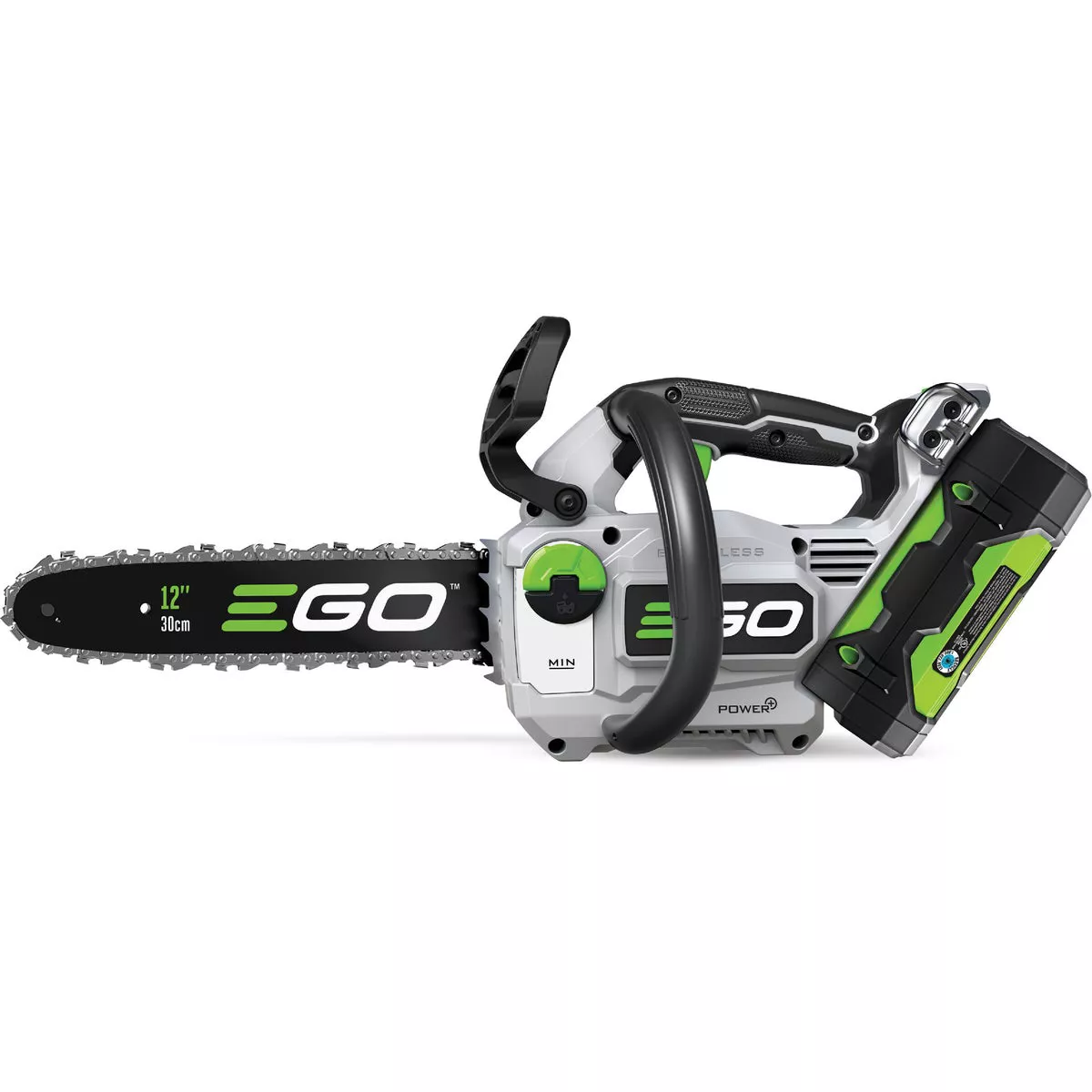 EGO POWER+ 12 In. Compact Chainsaw Kit with 2.5 Ah Battery & 210W Charger - photo 2
