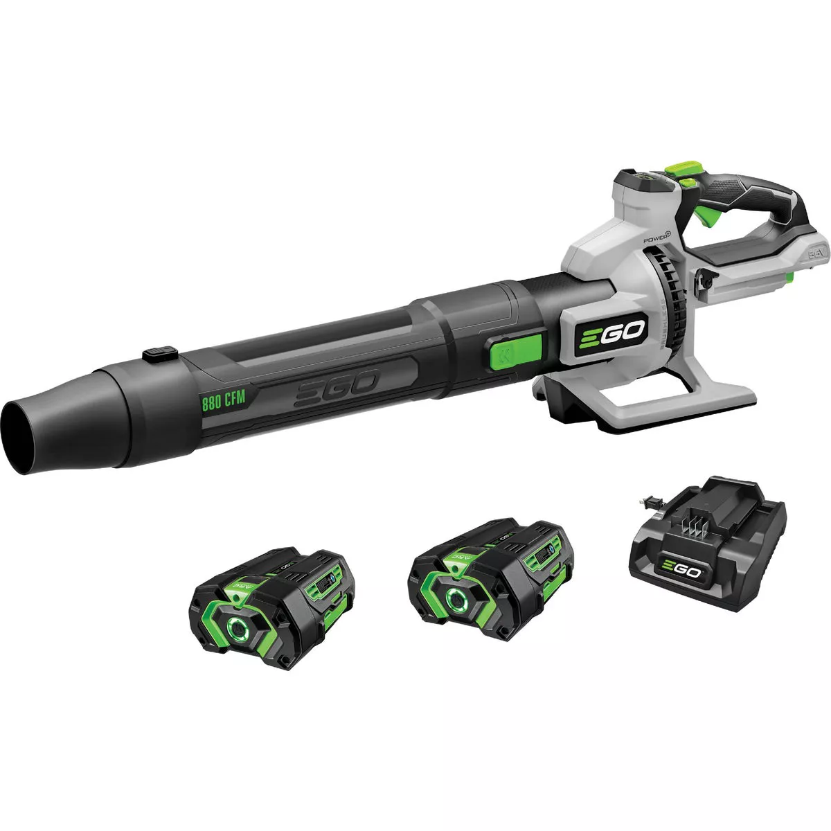 EGO POWER+ 880 CFM Blower Kit with (2) 4.0 Ah Batteries & 320W Charger