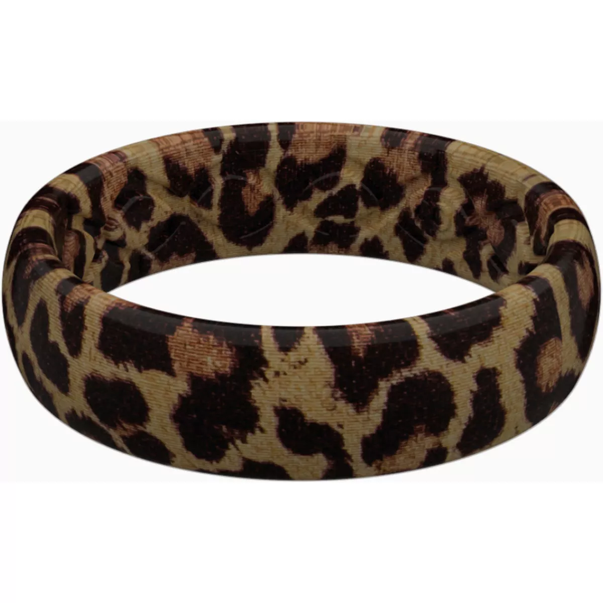 Groove Life Size 6 Leopard Silicone Ring