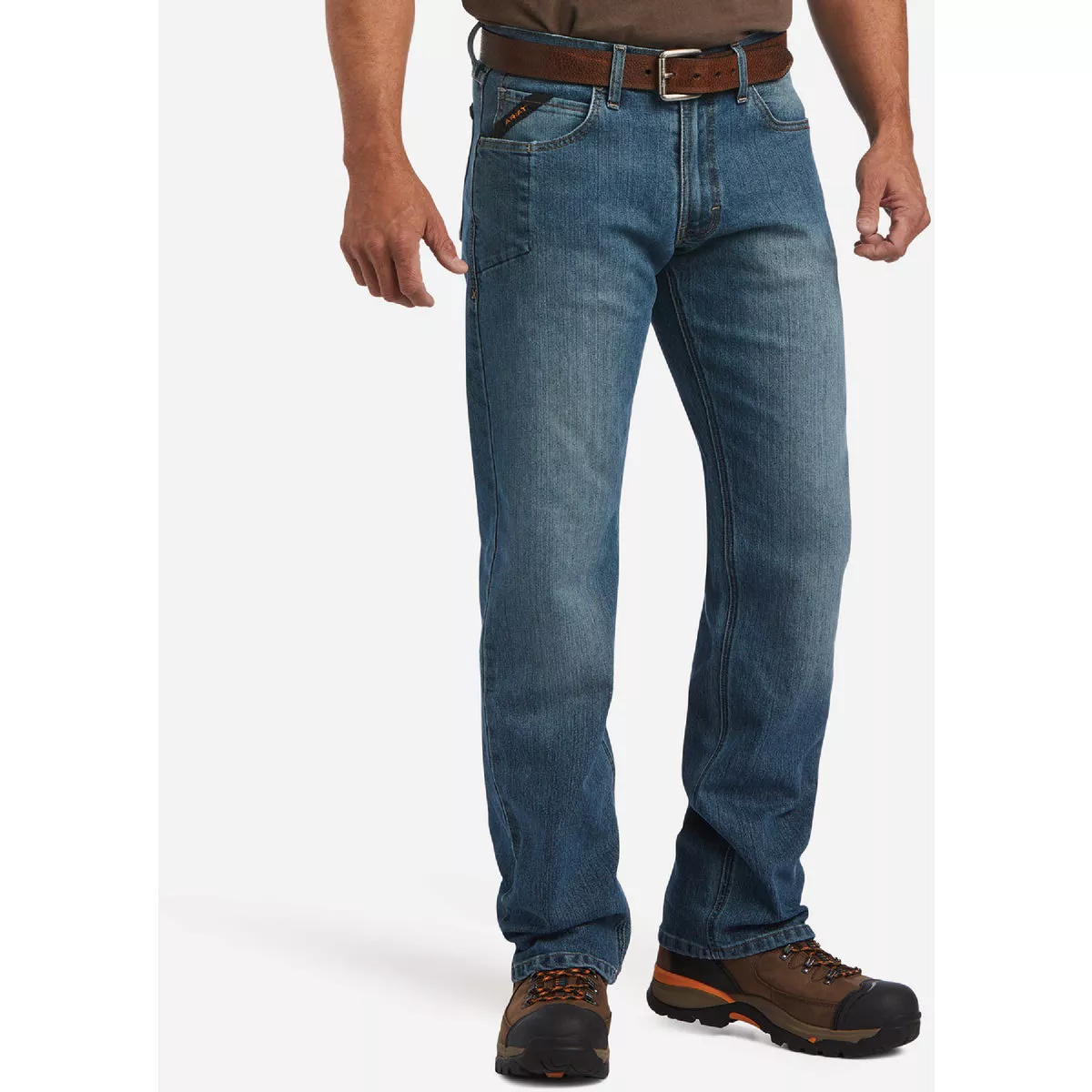 Ariat Men's 38x30 Edgewood Rebar M5 DuraStretch Basic Stackable Straight Leg Jean