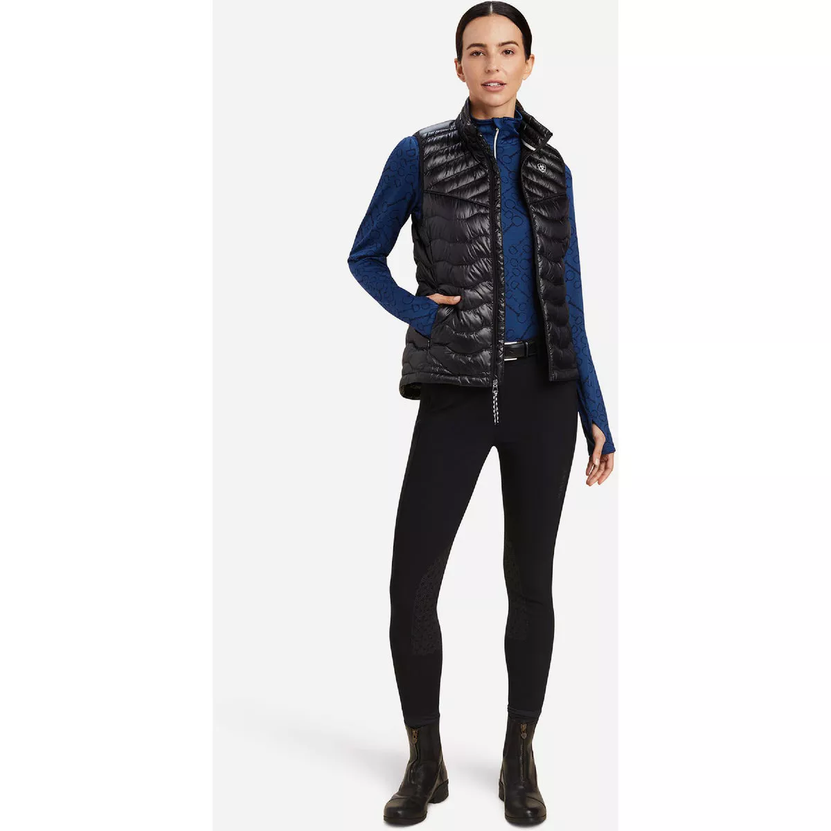 Ariat Women's M Regular IR Black Ideal Down Vest