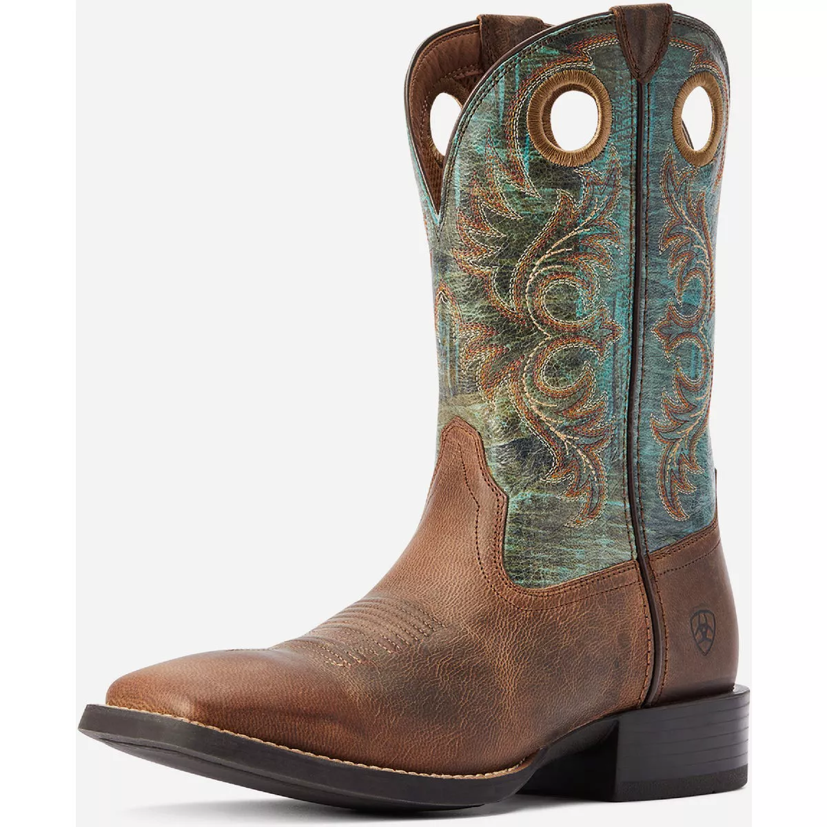 Ariat Men's Loco Brown Sport Rodeo Western Boot, Size 9 Medium