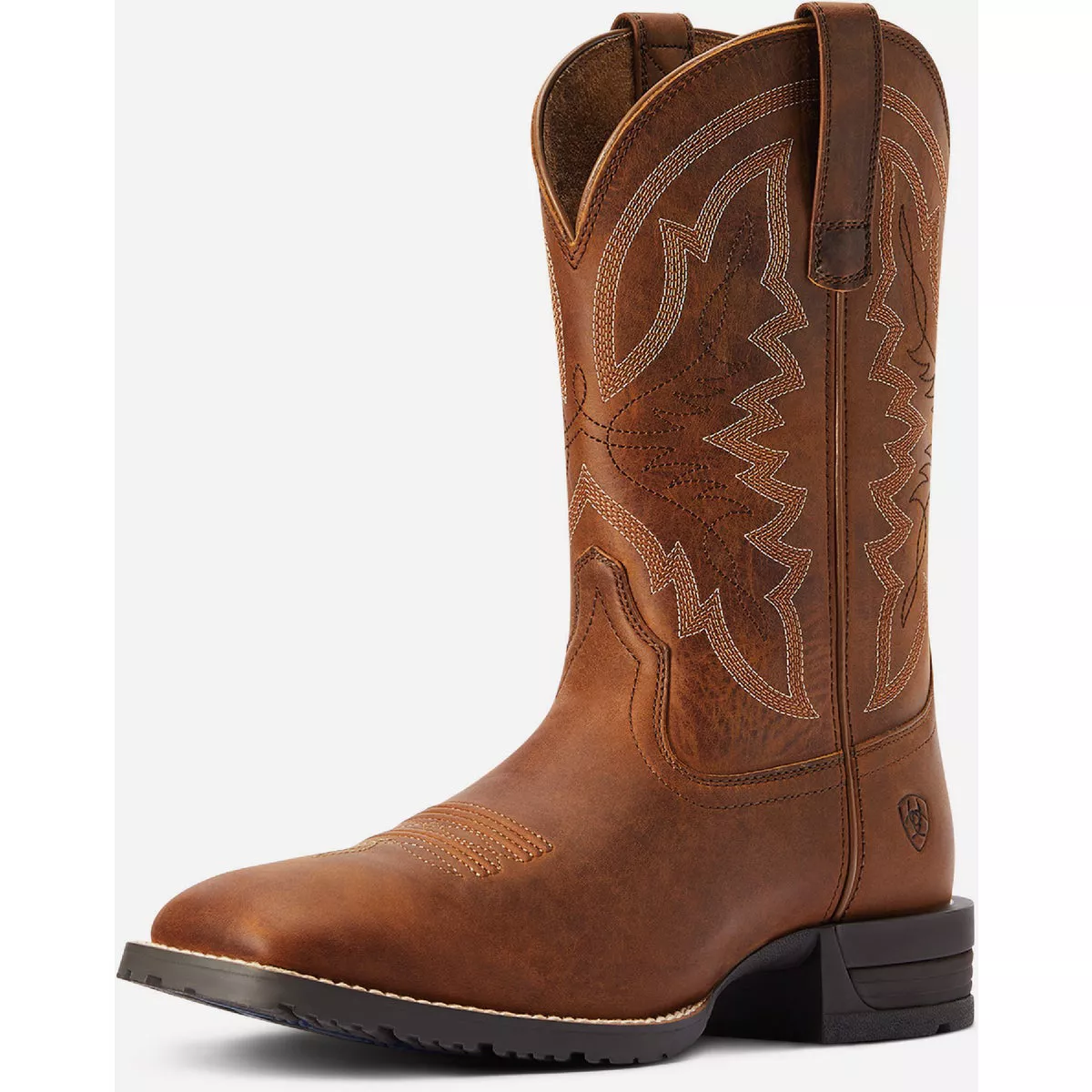 Ariat Men's Thatch Brown Hybrid Ranchwork Western Boot, Size 13 Medium