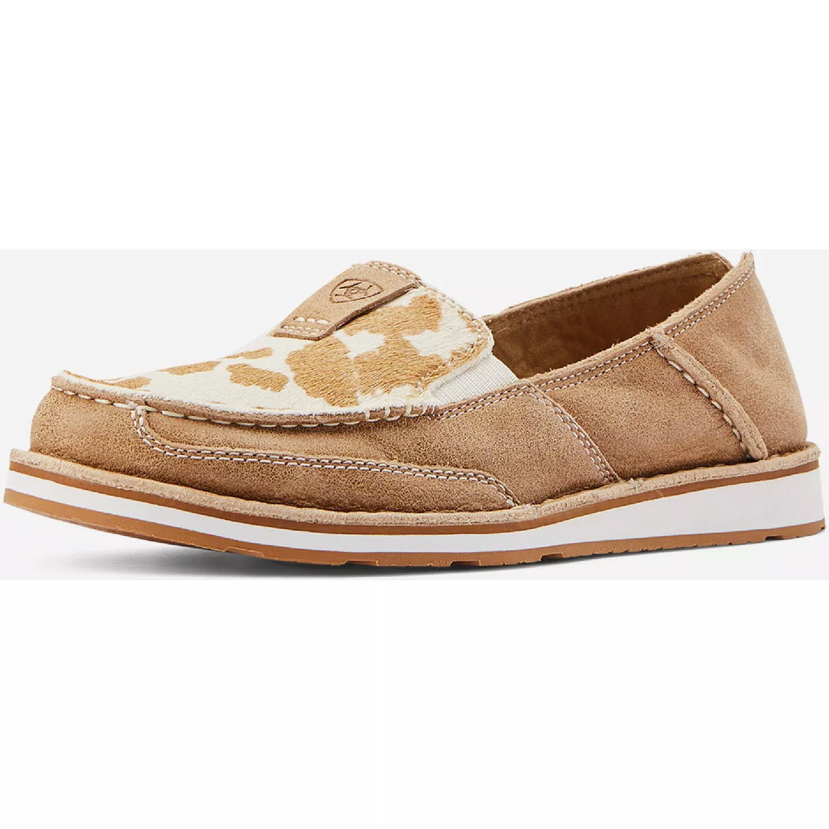 Ariat Women's Adobe/Tan & White Hair On Cruiser Shoe, Size 6 Medium