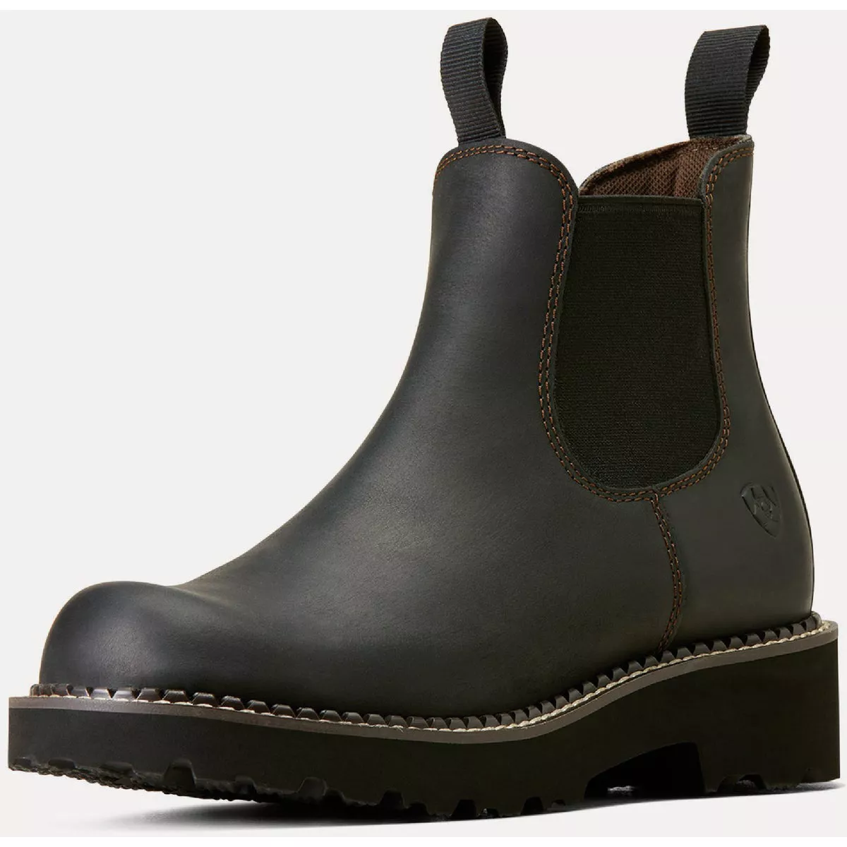 Ariat Women's Black Deertan Fatbaby Twin Gore Western Boot, Size 7.5 Medium