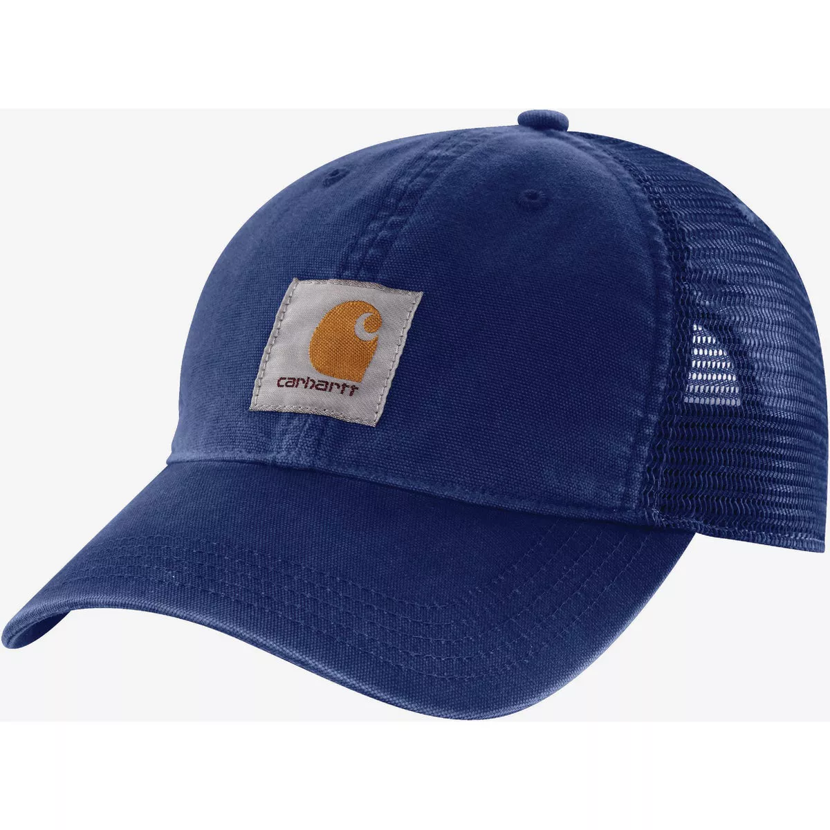 Carhartt Men's Scout Blue Adjustable Canvas Mesh-Back Cap