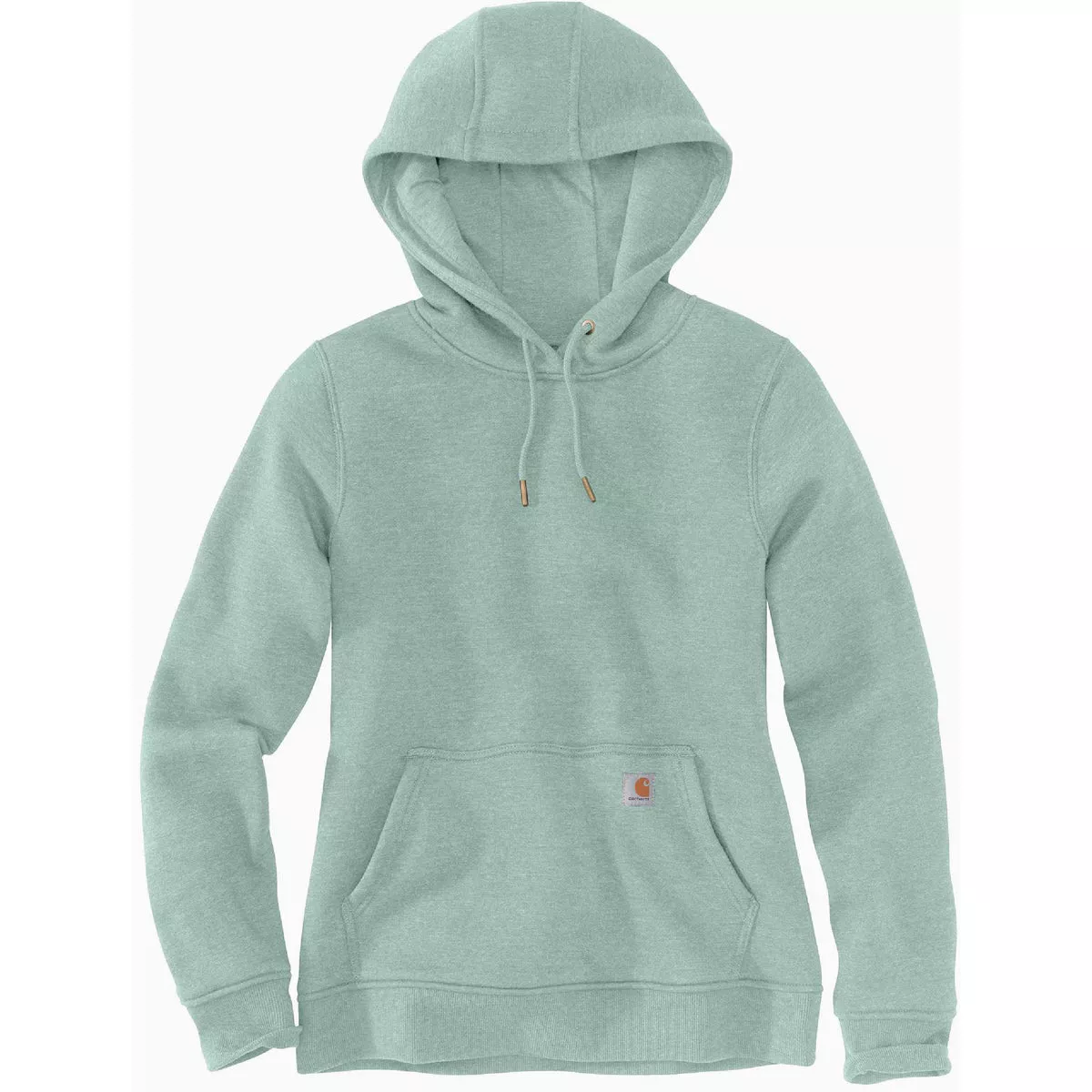 Carhartt Women's Medium Regular Succulent Heather Midweight Pullover Hooded Sweatshirt, Relaxed Fit