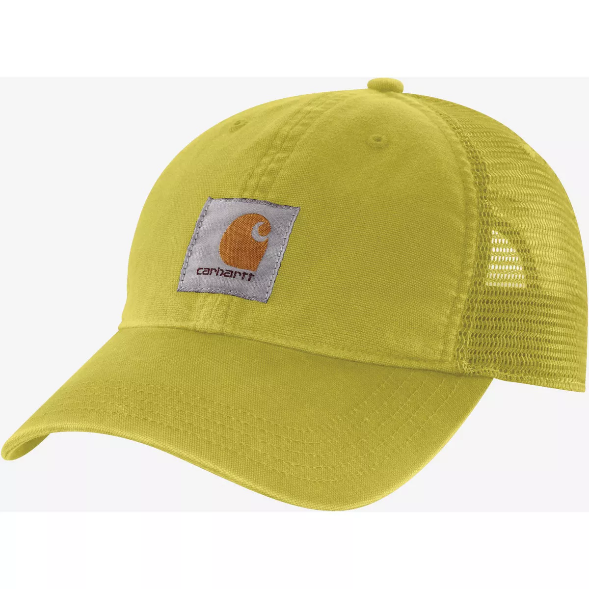Carhartt Men's Warm Olive Adjustable Canvas Mesh-Back Cap