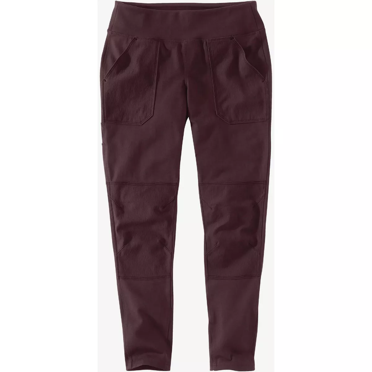 Carhartt Force Women's Large Tall Blackberry Fitted Midweight Utility Leggings