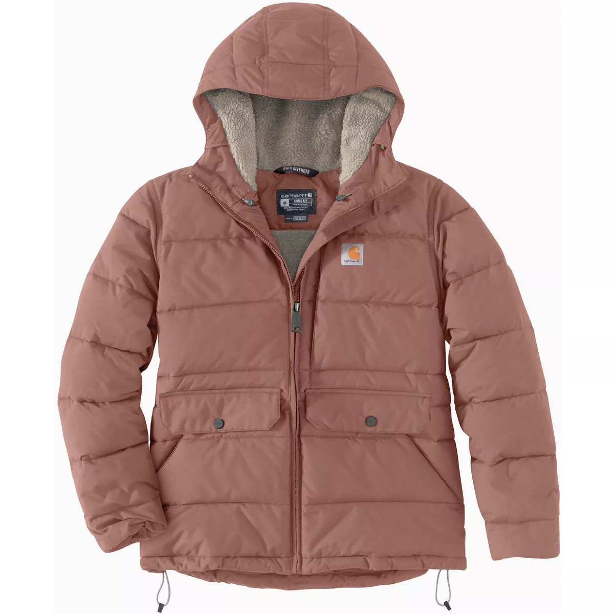 Carhartt Women's XXL Regular Nutmeg Midweight Utility Jacket, Relaxed Fit