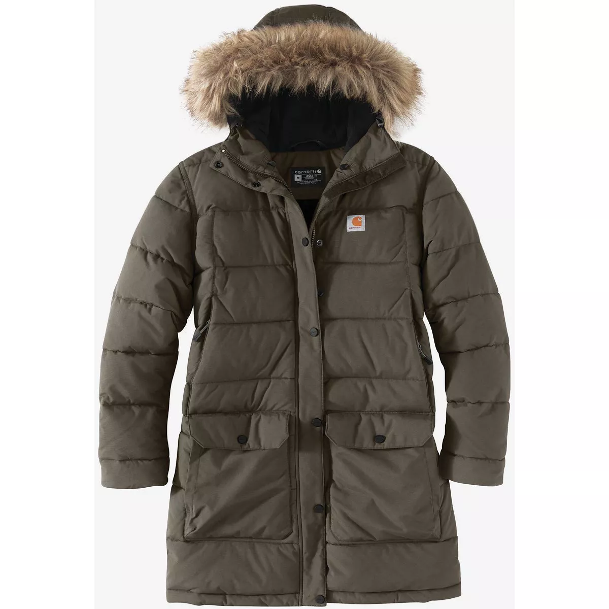 Carhartt Women's Large Regular Tarmac Midweight Utility Coat, Relaxed Fit