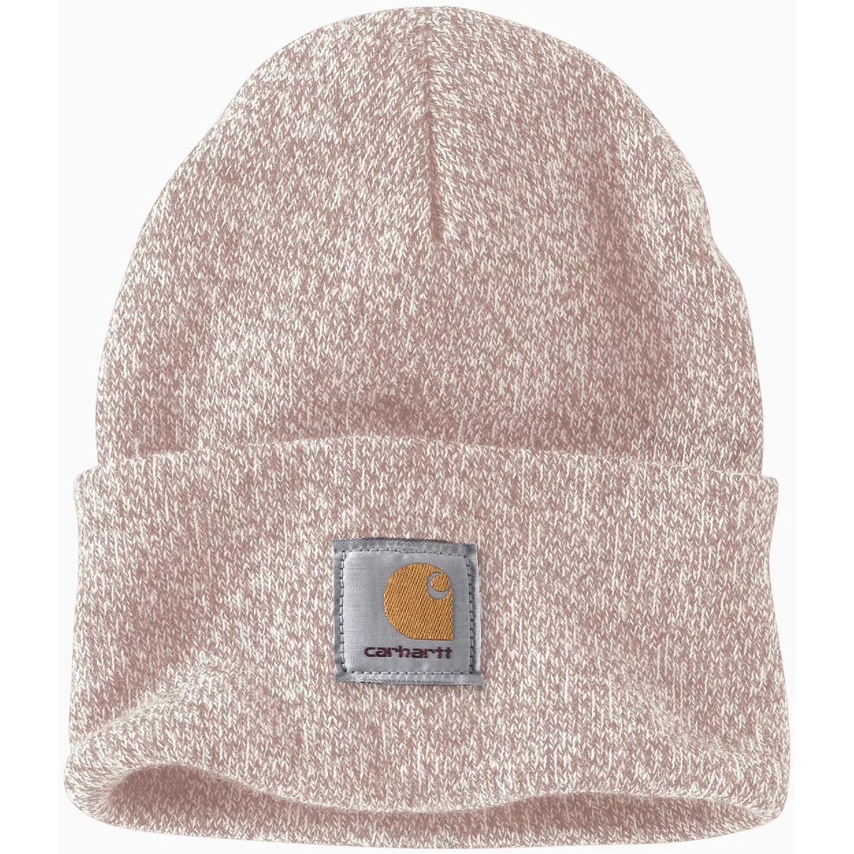Carhartt Ash Rose/Marshmallow Marl Knit Cuffed Beanie