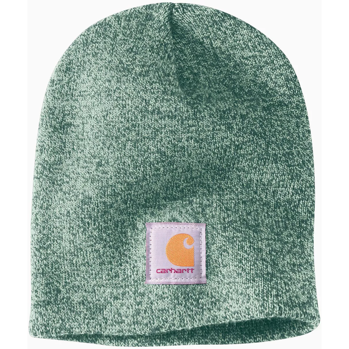 Carhartt Men's Slate Green/Sage Marl Rib Knit Acrylic Beanie