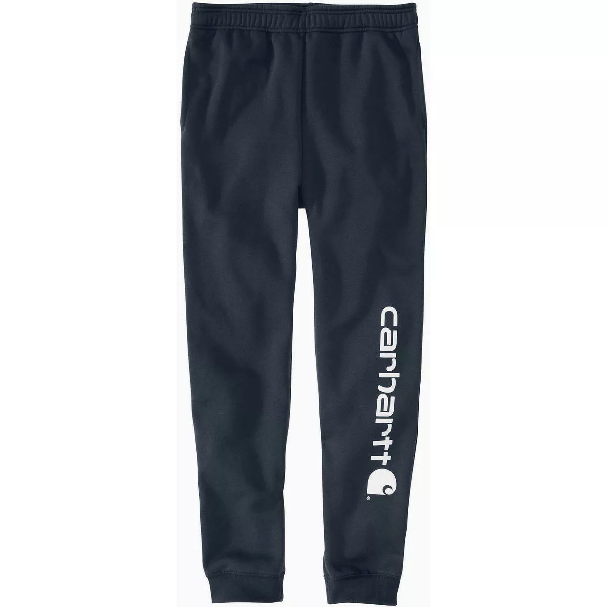 Carhartt Men's 2XL Regular New Navy Midweight Tapered Logo Graphic Sweatpant, Relaxed Fit
